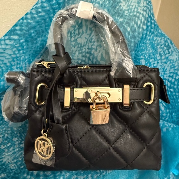 Quilted Badgley Mischka MIni Bag - Picture 1 of 2